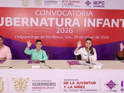 Con enfoque en igualdad, Evelyn Salgado lanza convocatoria para la Gubernatura Infantil 2026