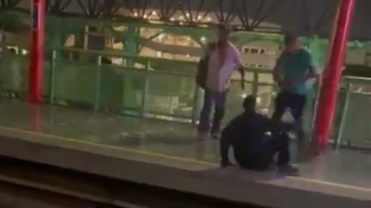 Riña en el metro de Monterrey