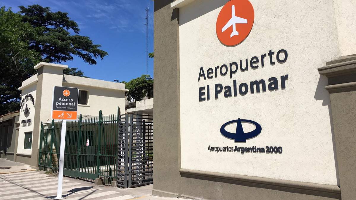 Aeropuerto de El Palomar. Fuente: (Twitter)