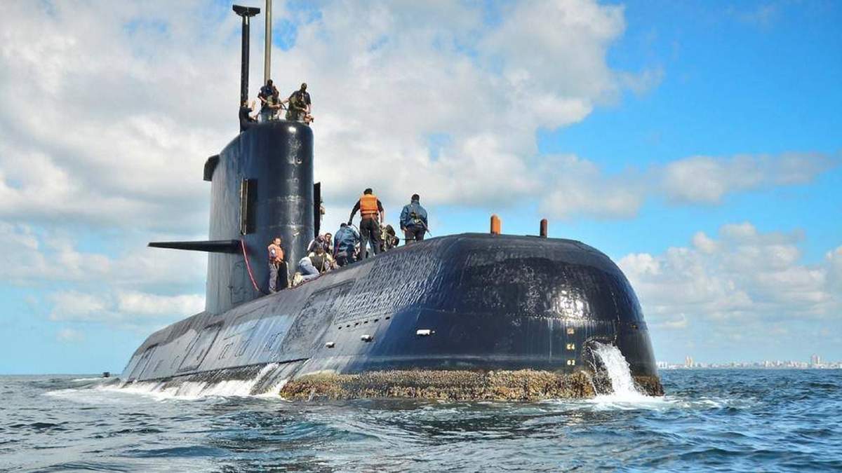El submarino ARA San Juan. Fuente: (Twitter)