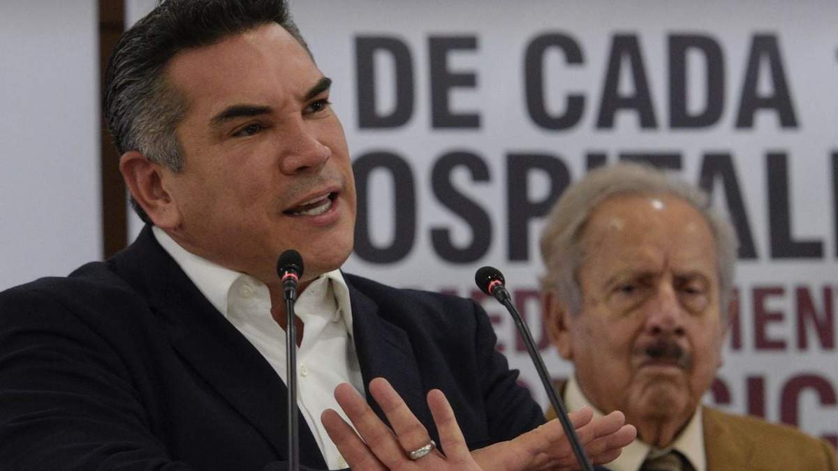 Alejandro Moreno, en la conferencia de prensa
