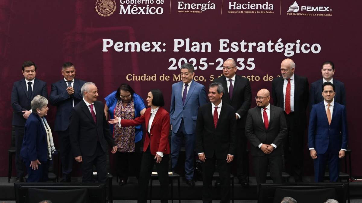 Presentación del Plan Estratégico 2025-2035 de Petróleos Mexicanos (Pemex) el pasado 5 de agosto
