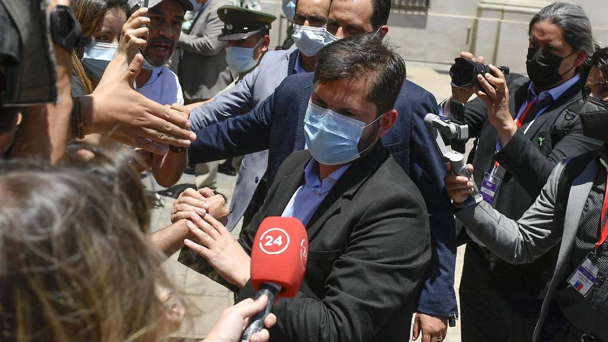 El presidente electo de Chile, Gabriel Boric. Fuente: (Twitter)