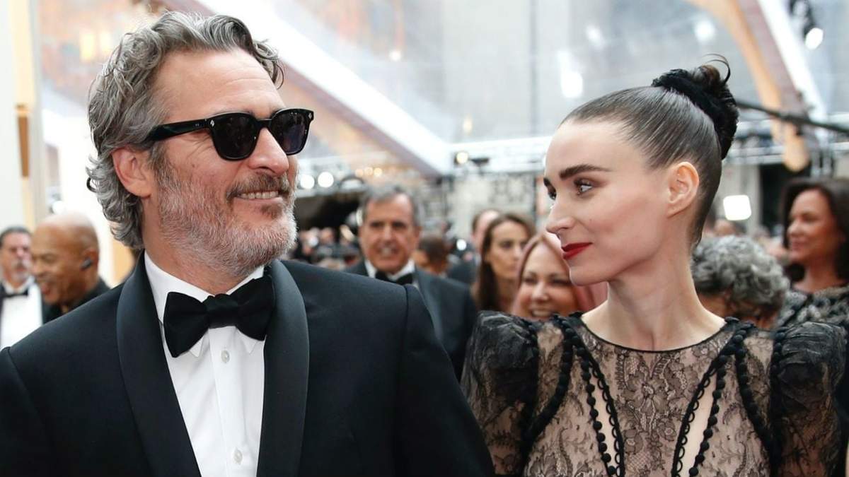 Joaquin Phoenix y Rooney Mara. Fuente: (Instagram)