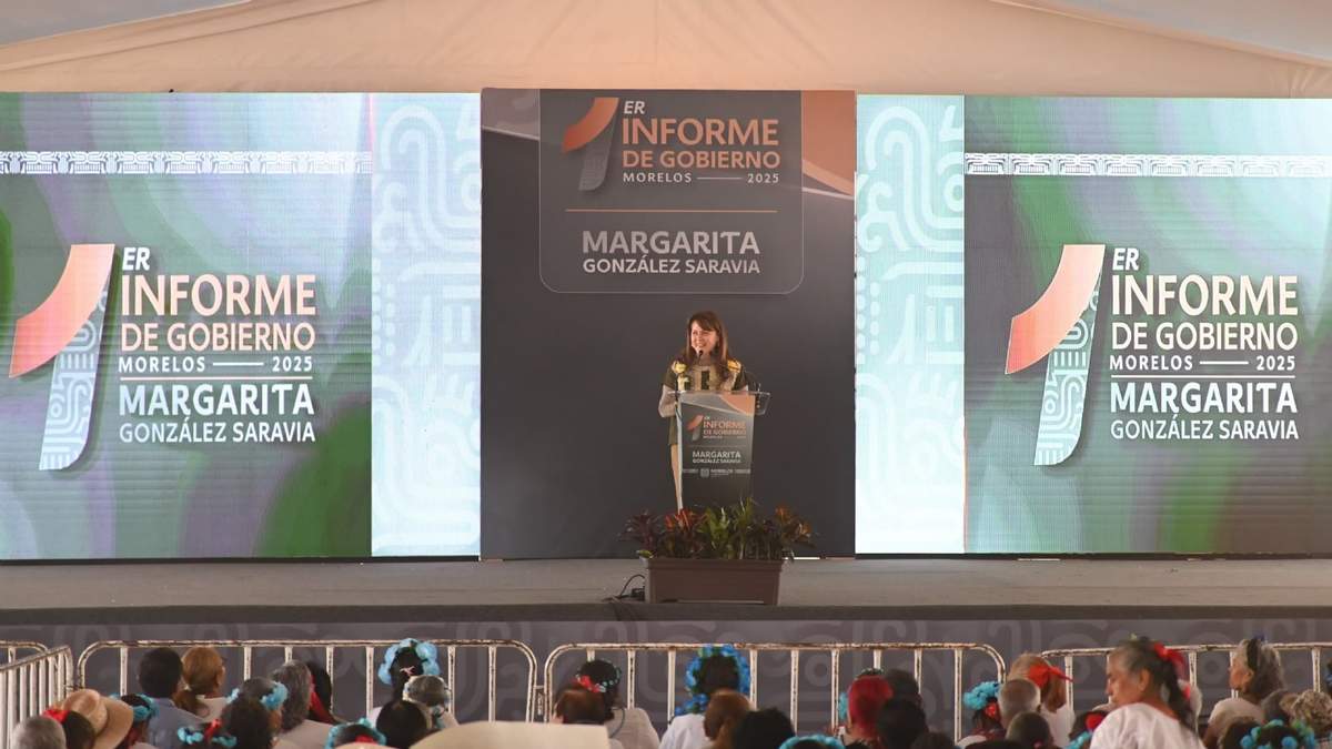 Primer informe de gobierno de la gobernadora de Morelos, Margarita González