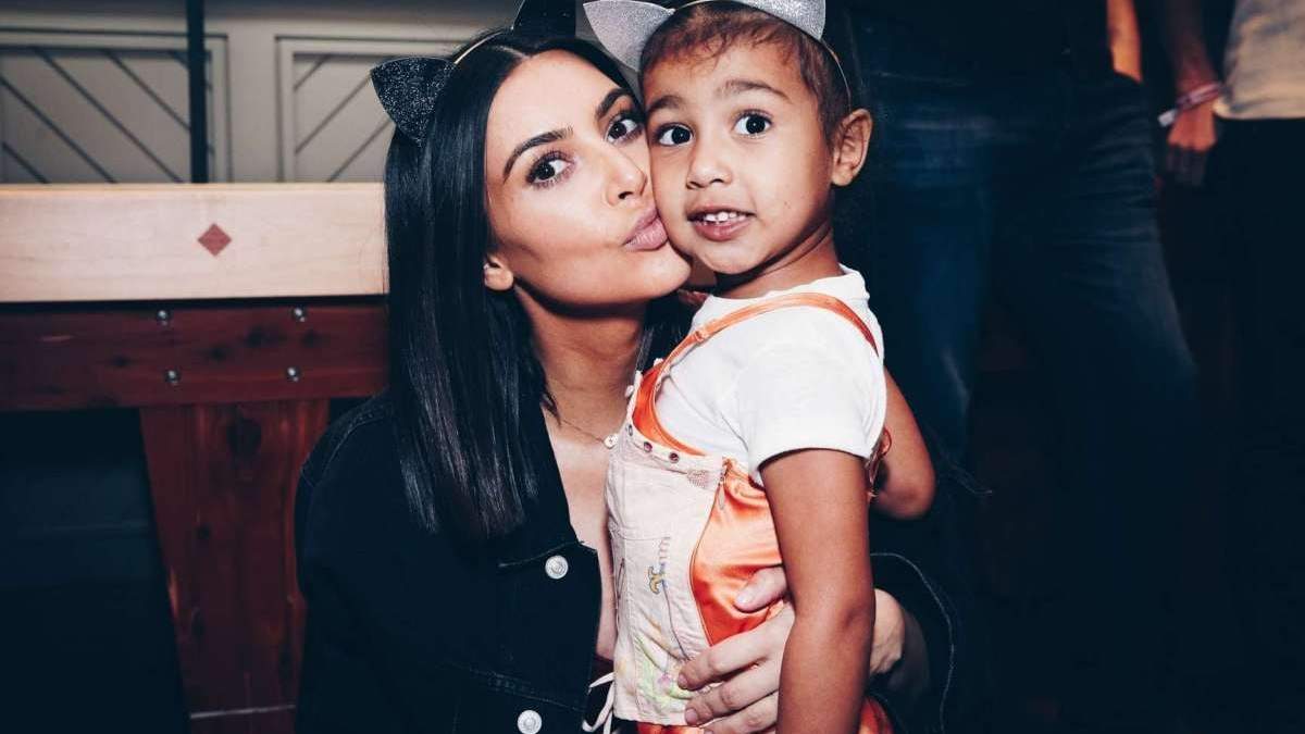 Kim Kardashian y North West. Fuente: (Instagram)