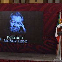 AMLO reitera pesar por muerte de Porfirio Muñoz Ledo
