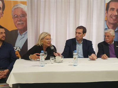 Elisa Carrió, en Neuquén, apoyó a Pablo Cervi y garantizó la unidad de Juntos por el Cambio