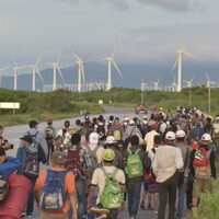 Automóvil arrolla a una caravana de migrantes en Oaxaca; mueren tres
