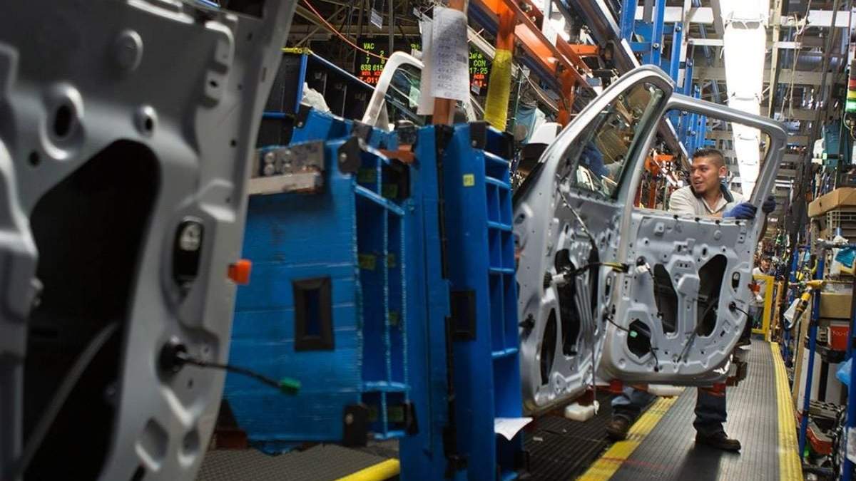 Una planta de General Motors en México