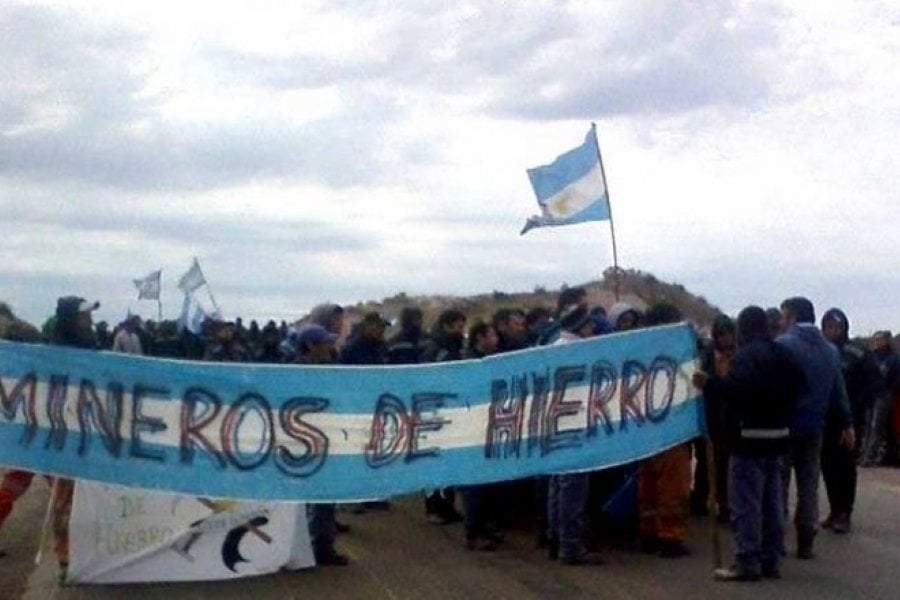 Protesta mineros de Andacollo