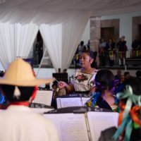 Rocío Román, primera purépecha del Conservatorio de las Rosas