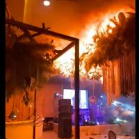 Captan en video el momento en que un incendio arruina una boda en Torreón