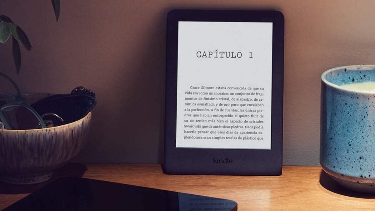 Un dispositivo Amazon Kindle