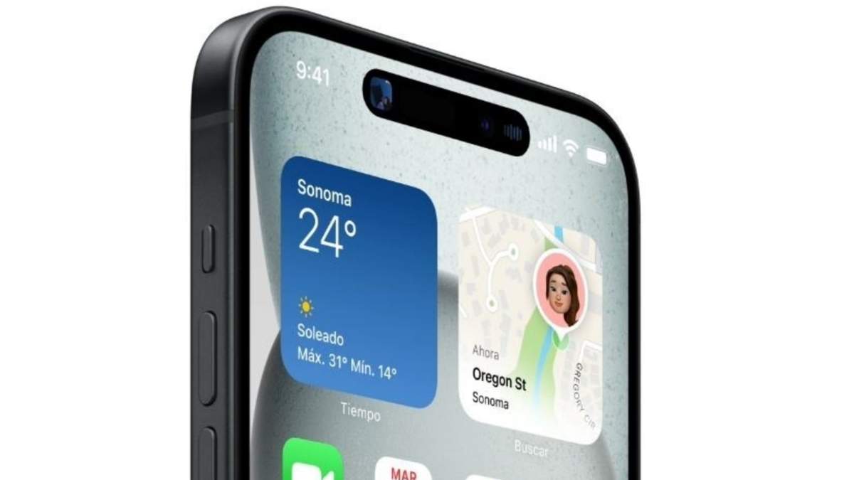 Interfaz de un iPhone