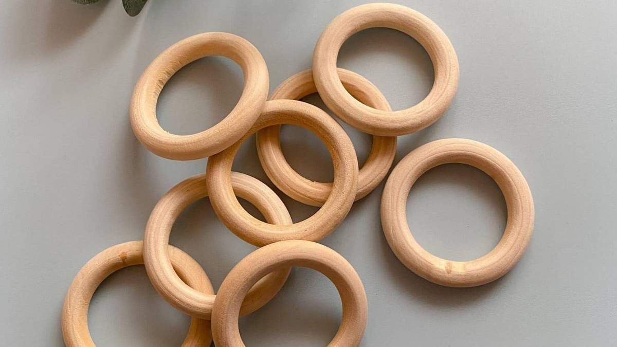 Argollas de madera. Fuente: (X)