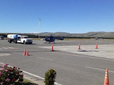 Llegaron refuerzos para combatir el incendio en Aluminé