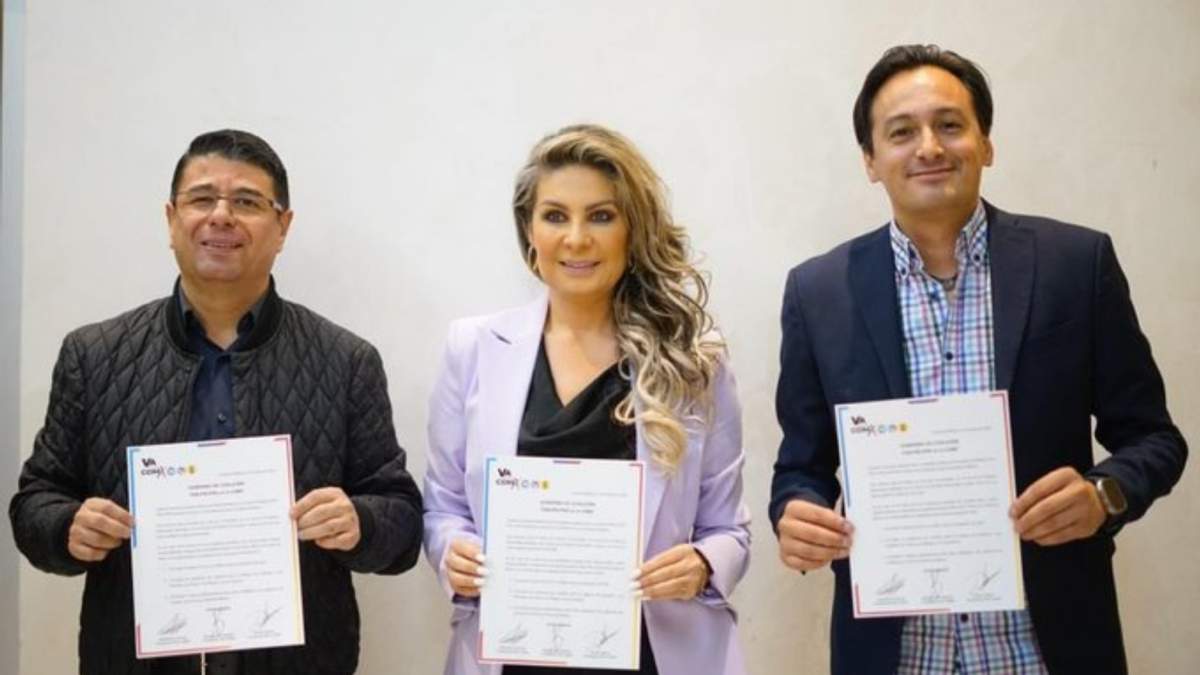 El PAN, PRI y PRD firman un acuerdo para ir juntos con la alianza Va por la Ciudad de México para las elecciones de 2024