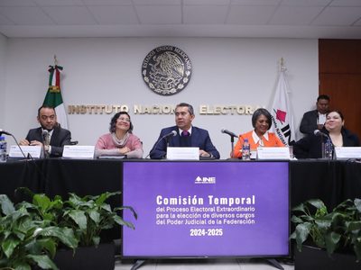 El INE instala la comisión que organizará la elección de jueces, magistrados y ministros