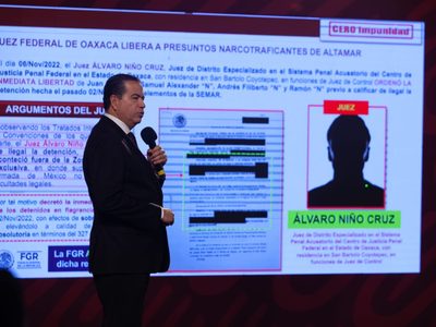 Juez ordena liberar a dos presuntos traficantes de droga detenidos por la Marina en Oaxaca