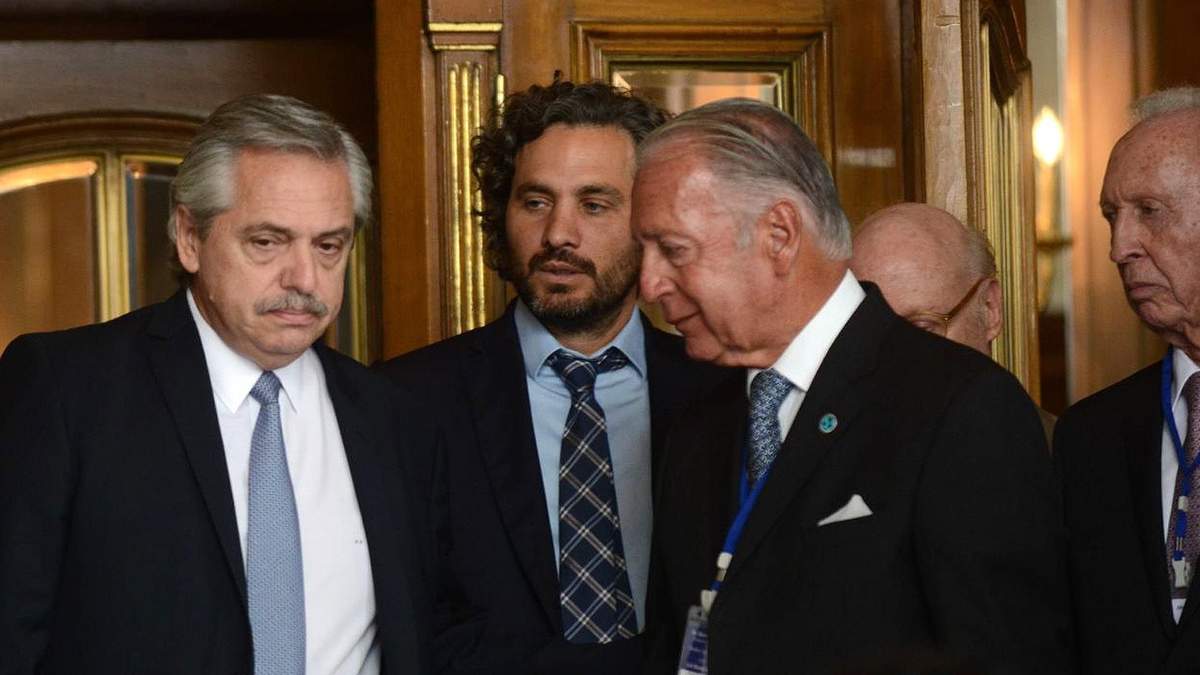 Alberto Fernández y empresarios. Fuente: (Twitter)