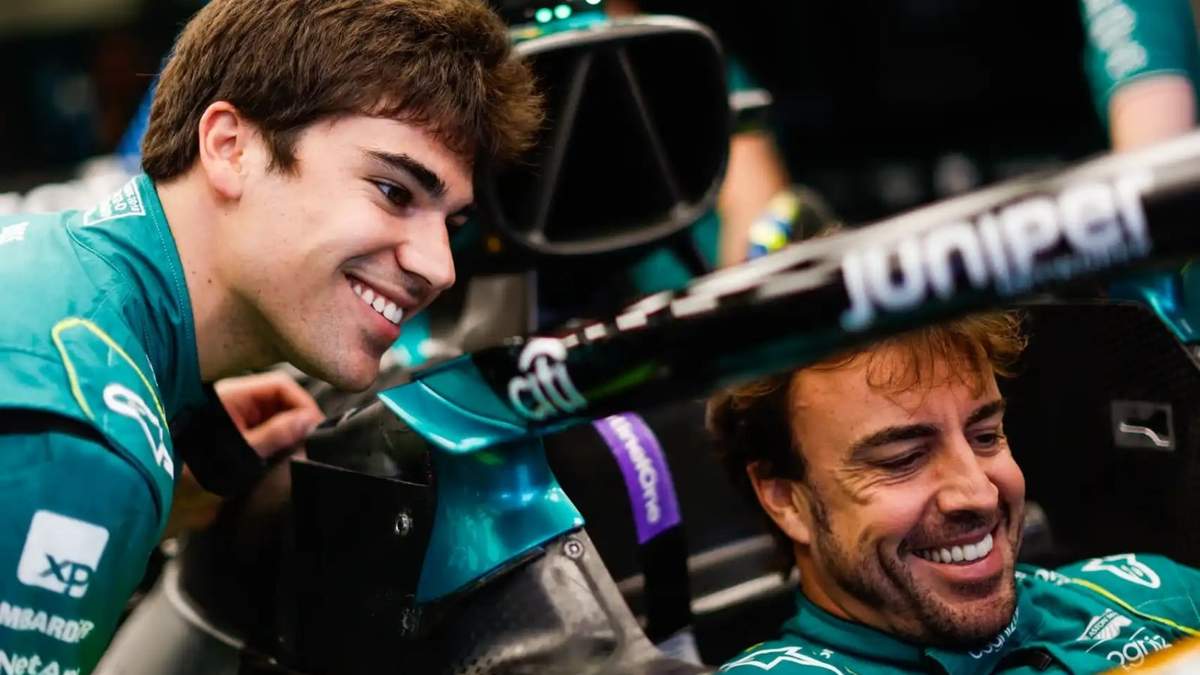 Lance Stroll y Fernando Alonso. Fuente: (X)