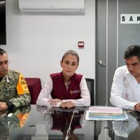 Monitorea gobierno de México crecimiento del río Pánuco; al momento no representa riesgo: presidenta