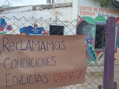 Personal del Centro de Fortalecimiento Familiar de Valentina Sur se opone al traslado de la sede