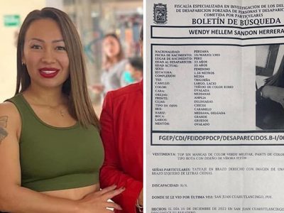 Wendy Hellem Sandon, originaria de Perú, es reportada desaparecida en Puebla