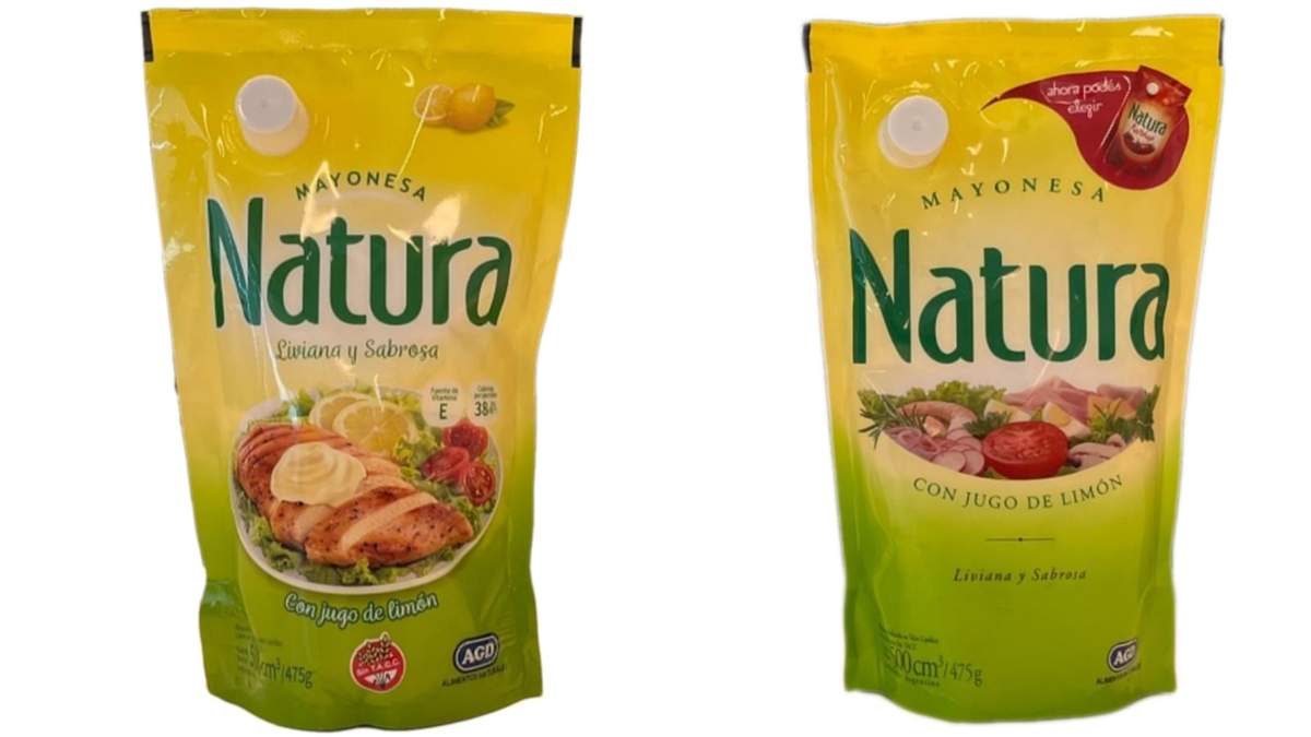 La mayonesa de la firma Natura fue falsificada. Fuente: (Twitter)