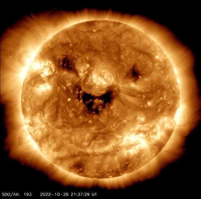 Imagen del Sol captada por la NASA