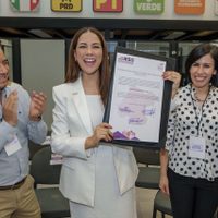 Libia Dennise García recibe constancia de mayoría y anuncia que buscará diálogo con Sheinbaum