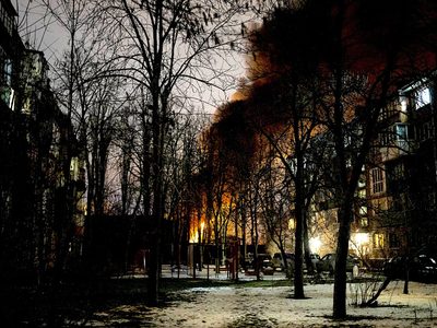 Drones rusos atacan la capital de Ucrania