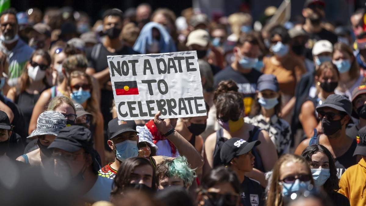 Marcha en Australia. Fuente: (Twitter)