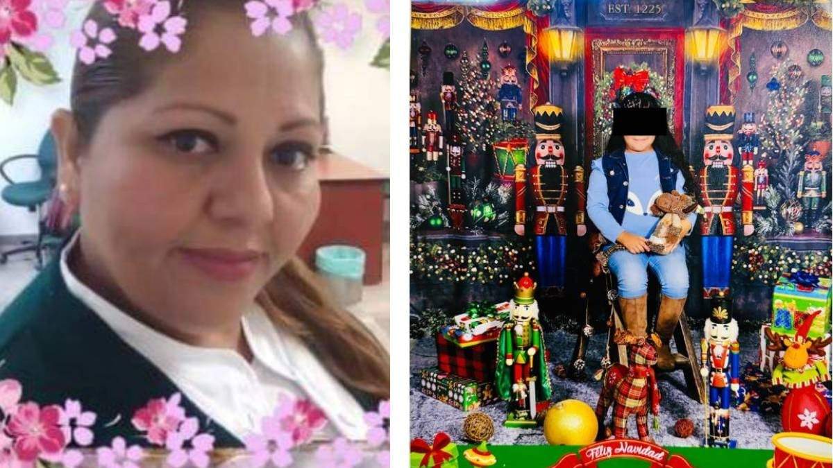 Yuriccie Rivera Elizalde, enfermera del IMSS, y la pequeña de ocho años fallecidas en medio de operativos
