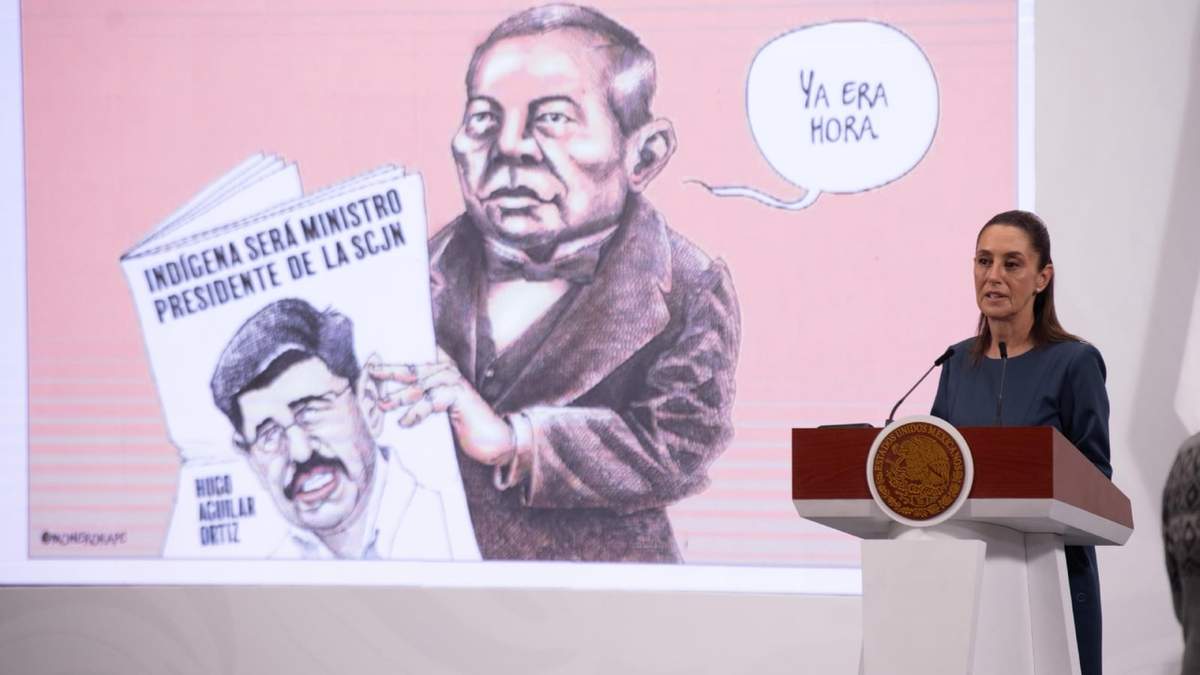 Claudia Sheinbaum celebra posible llegada de Hugo Aguilar Ortiz para presidir la SCJN
