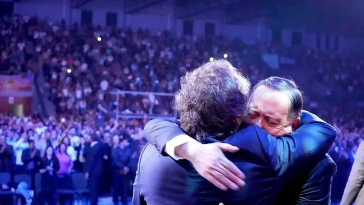 El pastor Jorge Ledesma y Javier Milei