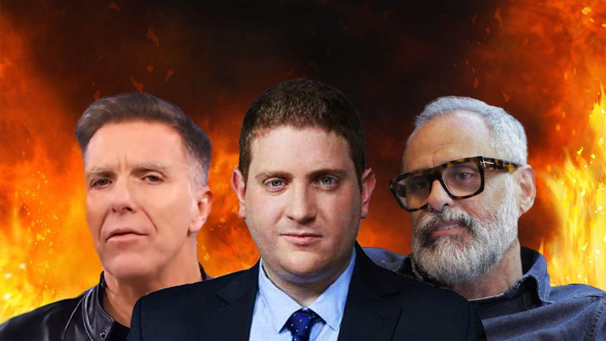 Jonatan Viale, Alejandro Fantino y Jorge Rial. Fuente: (Minuto Neuquén)