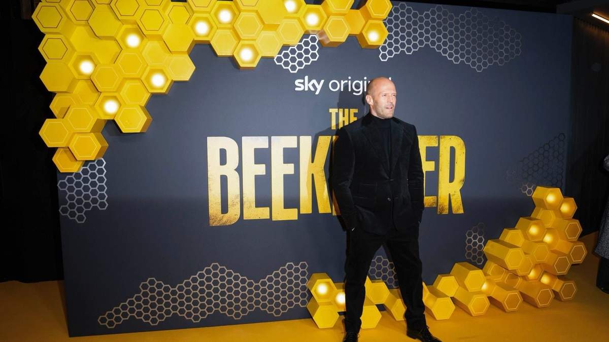 Jason Statham en la premiere de 'The Beekeeper' en Londres