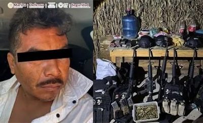 Detienen a “El Cali”, principal proveedor de armas de célula delictiva de “Los Cromos”