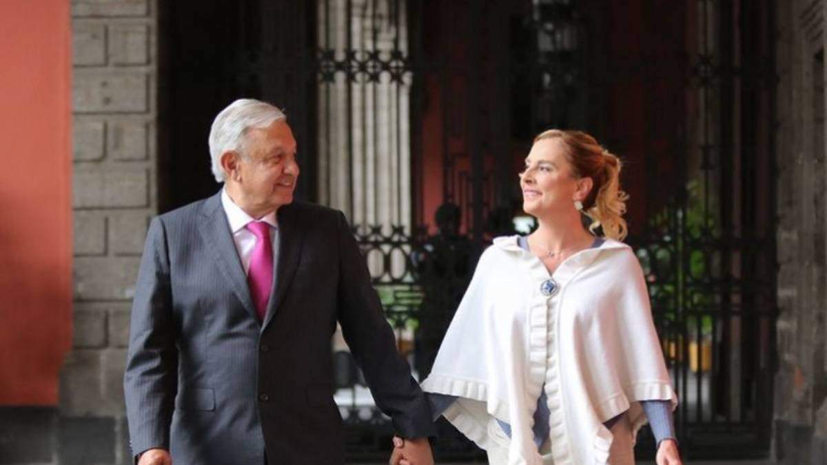 Andrés Manuel López Obrador y Beatriz Gutiérrez Müller
