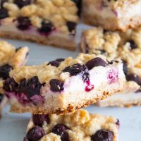 Cuadraditos de arándanos y ricota: poné la pava y hacé esta tremenda receta para la hora de la merienda