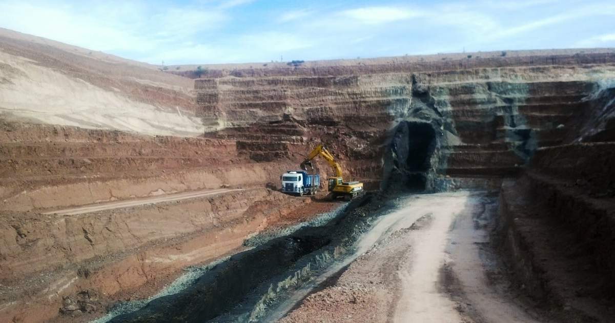 Este mineral es empleado en mayor medida para cementar pozos petroleros. Fuente: (Neuquén Informa)