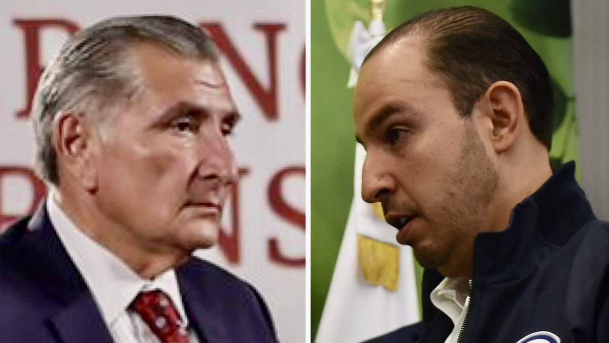 El secretario de Gobernación y Marko Cortés