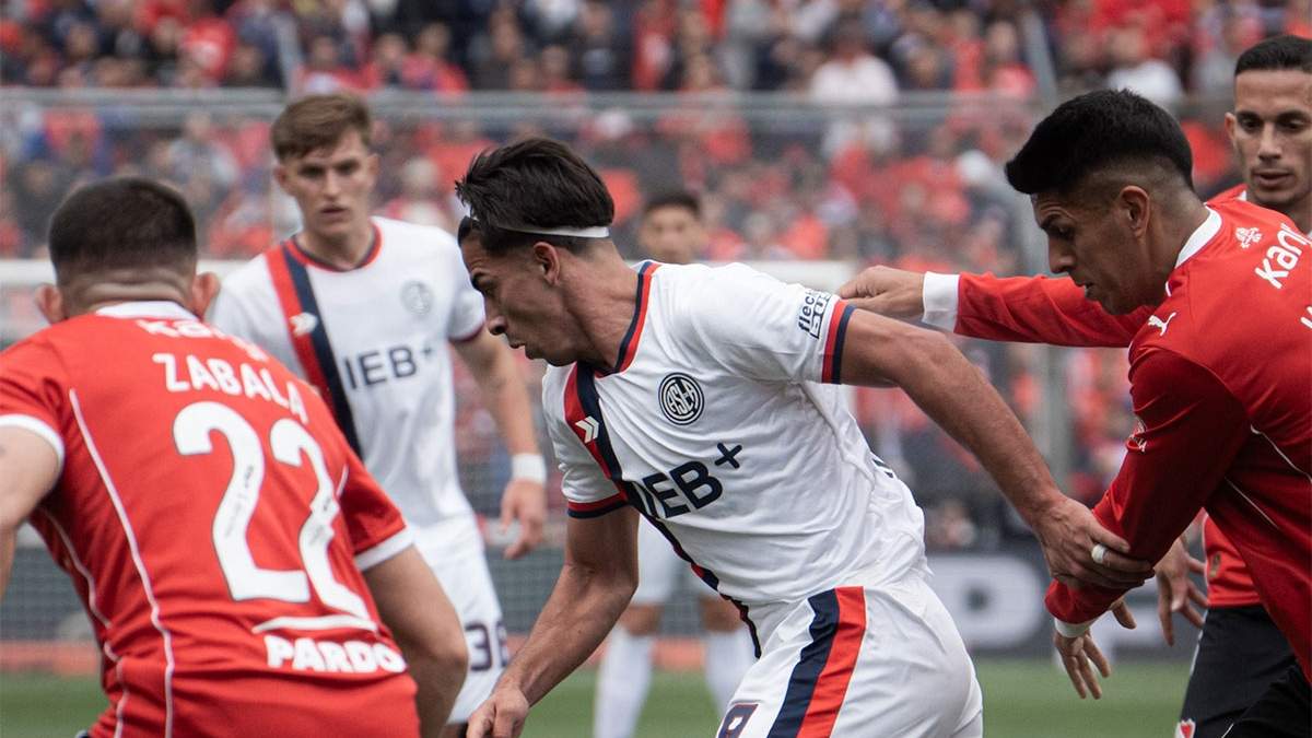 1 a 1 terminaron Independiente y San Lorenzo en Avellaneda.