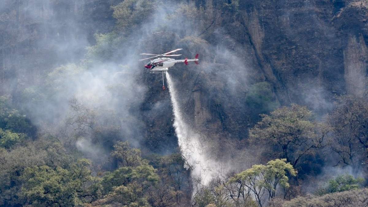 Las labres para mitigar los incendios en Tepoztlán, Morelos