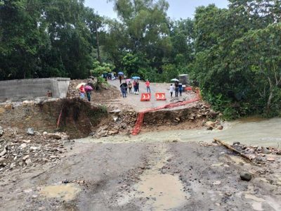 Lluvias del frente frío 6 provocan daños en 16 municipios de Veracruz
