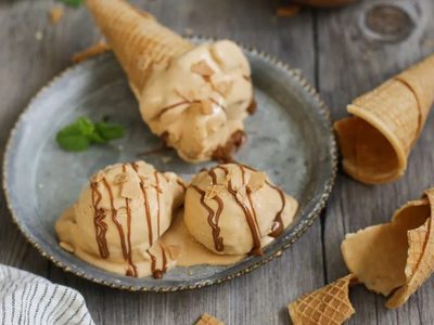 Caserito y sin gastar de más: helado de dulce de leche granizado con pocos ingredientes