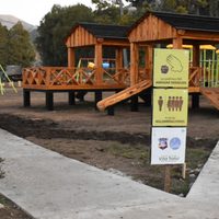 Villa Traful: el Gobierno provincial visitó las obras del parque integrador “Atilio Gallegos”
