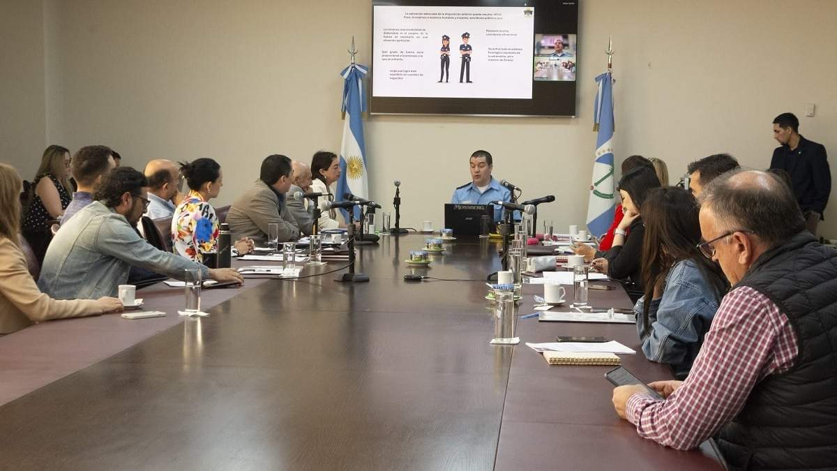 Reunión de la Comisión de Derechos Humanos de la Legislatura de Neuquén. Fuente (Legislatura de Neuquén)